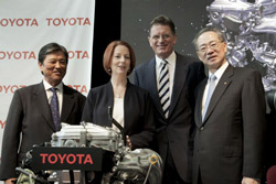 Toyota unveils new engine plant